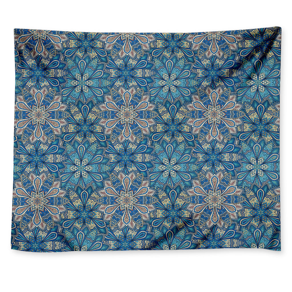 Boho Chic Mandala Floral Print Tapestry