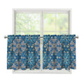 Boho Chic Mandala Floral Print Tier Curtains