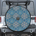 Boho Chic Mandala Floral Print Tire Cover With Camera Hole