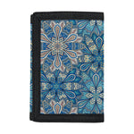 Boho Chic Mandala Floral Print Trifold Wallet