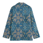 Boho Chic Mandala Floral Print Women's Blazer