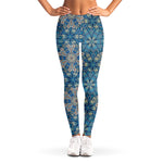 Boho Chic Mandala Floral Print Women's Leggings