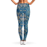 Boho Chic Mandala Floral Print Women's Leggings