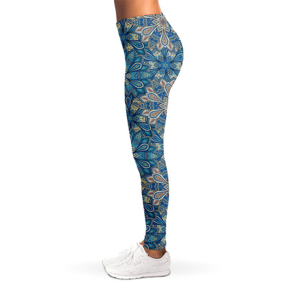 Boho Chic Mandala Floral Print Women's Leggings