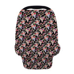 Boho Deer Skull Pattern Print Baby Seat Cover