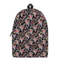 Boho Deer Skull Pattern Print School Backpack