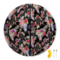 Boho Deer Skull Pattern Print Basketball