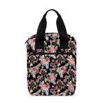 Boho Deer Skull Pattern Print Bible Tote Bag