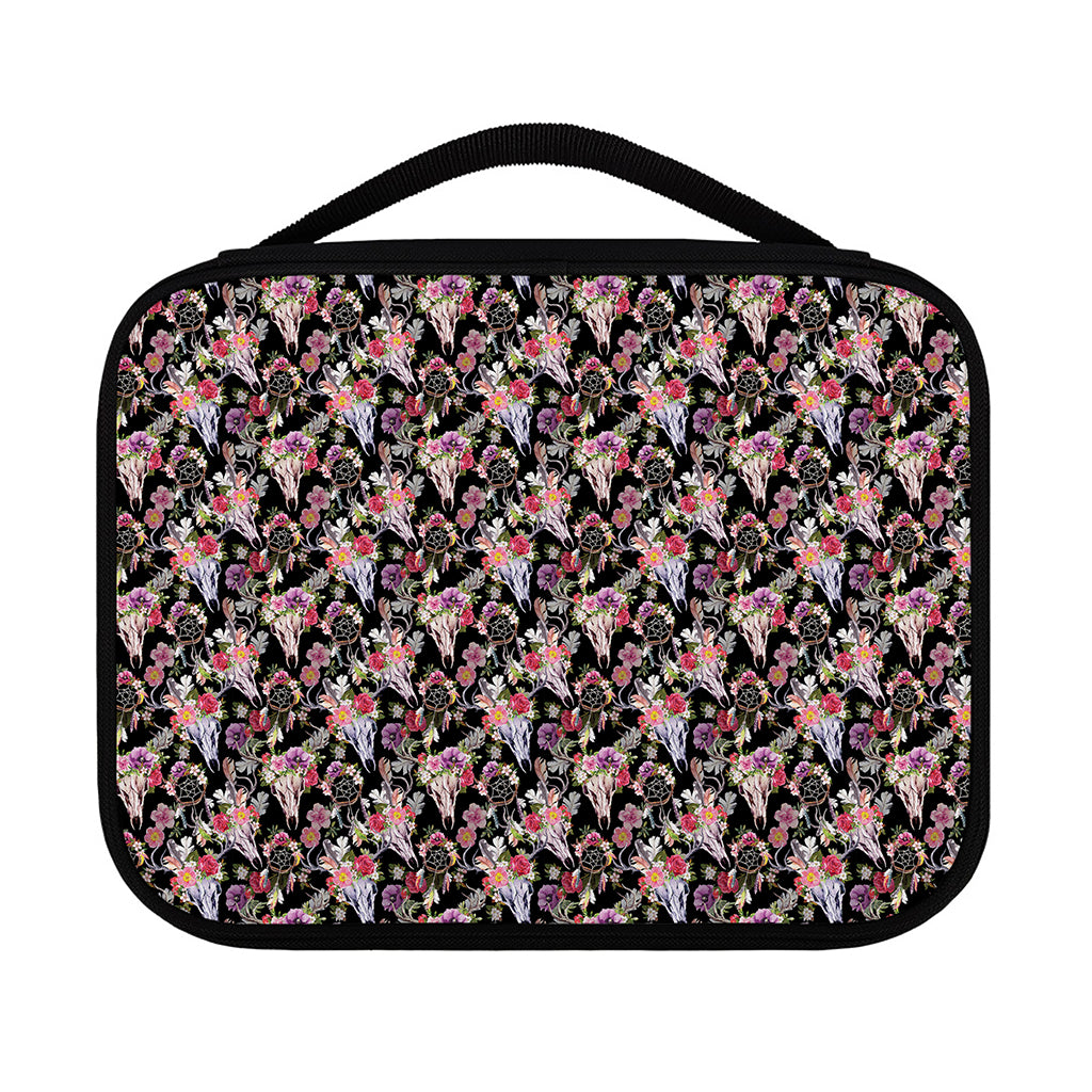 Boho Deer Skull Pattern Print Classic Bible Case