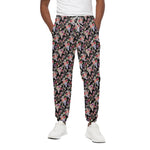 Boho Deer Skull Pattern Print Cotton Pants