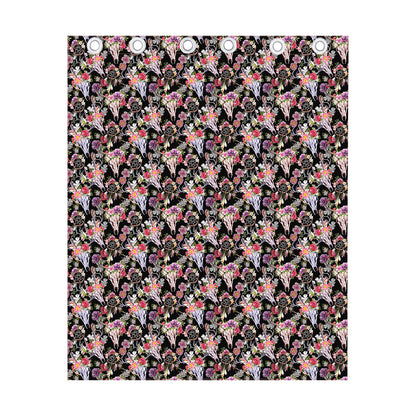 Boho Deer Skull Pattern Print Curtain