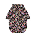 Boho Deer Skull Pattern Print Dog Zip Up Hoodie