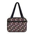 Boho Deer Skull Pattern Print Double Strap Bible Bag