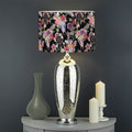 Boho Deer Skull Pattern Print Drum Lamp Shade