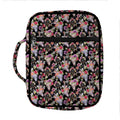 Boho Deer Skull Pattern Print Front Pocket Bible Bag