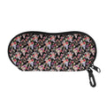 Boho Deer Skull Pattern Print Glasses Case