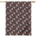 Boho Deer Skull Pattern Print House Flag