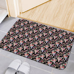 Boho Deer Skull Pattern Print Indoor Door Mat