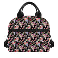 Boho Deer Skull Pattern Print Insulated Lunch Bag