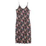 Boho Deer Skull Pattern Print Jersey Midi Cami Dress
