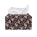 Boho Deer Skull Pattern Print Leather Tissue Box Cover