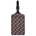 Boho Deer Skull Pattern Print Luggage Tag