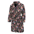 Boho Deer Skull Pattern Print Men's Bathrobe