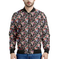 Boho Deer Skull Pattern Print Men's Bomber Jacket