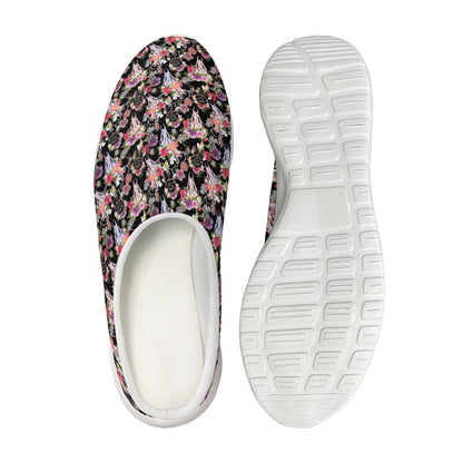 Boho Deer Skull Pattern Print Mesh Casual Shoes