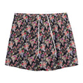 Boho Deer Skull Pattern Print Mesh Shorts