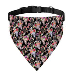 Boho Deer Skull Pattern Print Over The Collar Dog Bandana