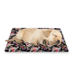 Boho Deer Skull Pattern Print Pet Cooling Mat Cover