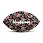 Boho Deer Skull Pattern Print Rugby Ball
