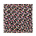 Boho Deer Skull Pattern Print Silk Bandana