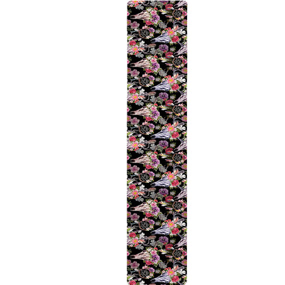 Boho Deer Skull Pattern Print Table Runner