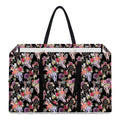 Boho Deer Skull Pattern Print Utility Tote Bag