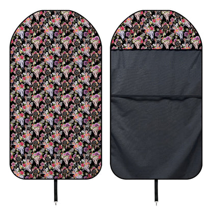 Boho Deer Skull Pattern Print Waterproof Car Seat Cover