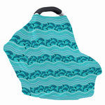 Boho Dolphin Pattern Print Baby Seat Cover
