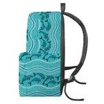 Boho Dolphin Pattern Print Backpack