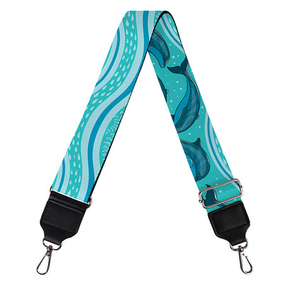 Boho Dolphin Pattern Print Bag Strap