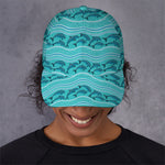 Boho Dolphin Pattern Print Baseball Cap