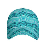 Boho Dolphin Pattern Print Baseball Cap