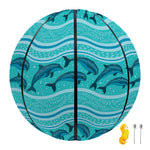 Boho Dolphin Pattern Print Basketball