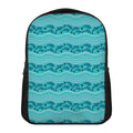 Boho Dolphin Pattern Print Casual Backpack