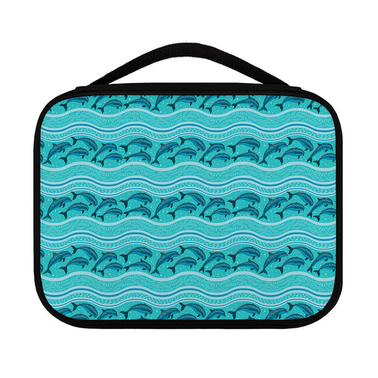 Boho Dolphin Pattern Print Classic Bible Case
