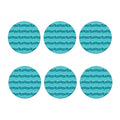 Boho Dolphin Pattern Print Coaster Set