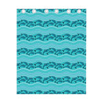 Boho Dolphin Pattern Print Curtain