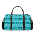 Boho Dolphin Pattern Print Duffle Bag