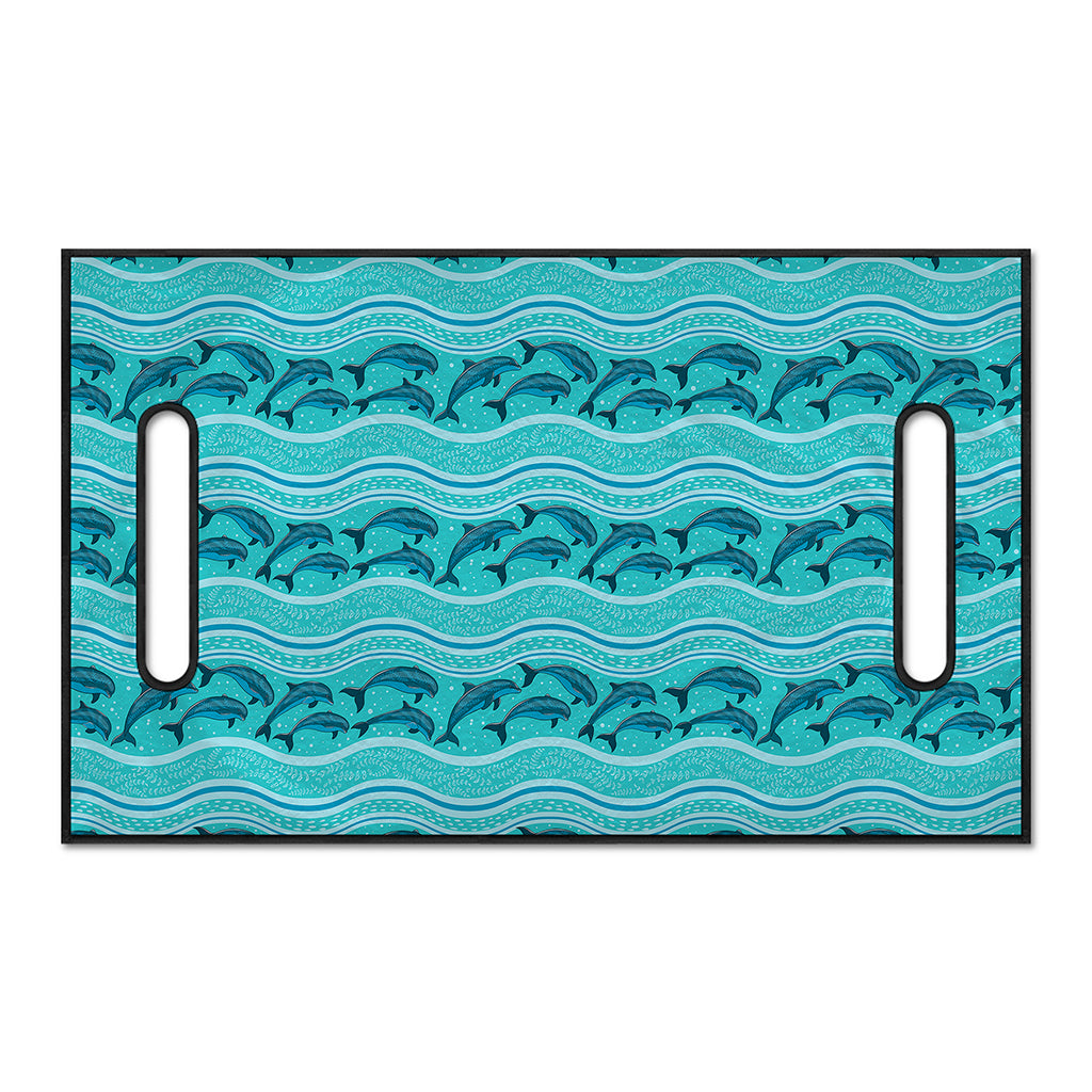 Boho Dolphin Pattern Print Golf Cart Seat Cover