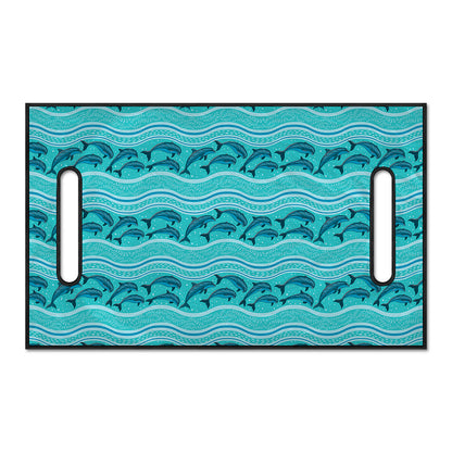 Boho Dolphin Pattern Print Golf Cart Seat Cover
